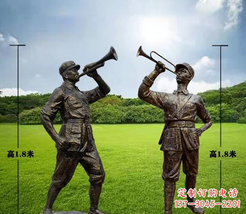 紅色文化主題紅軍銅雕112 紅色文化主題紅軍銅雕112