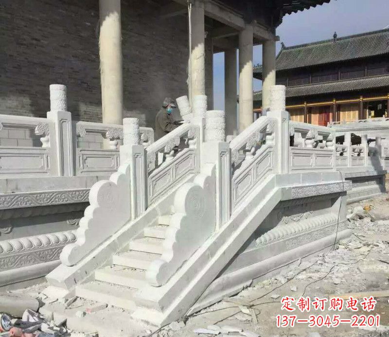 景區大理石欄板石雕 (11)