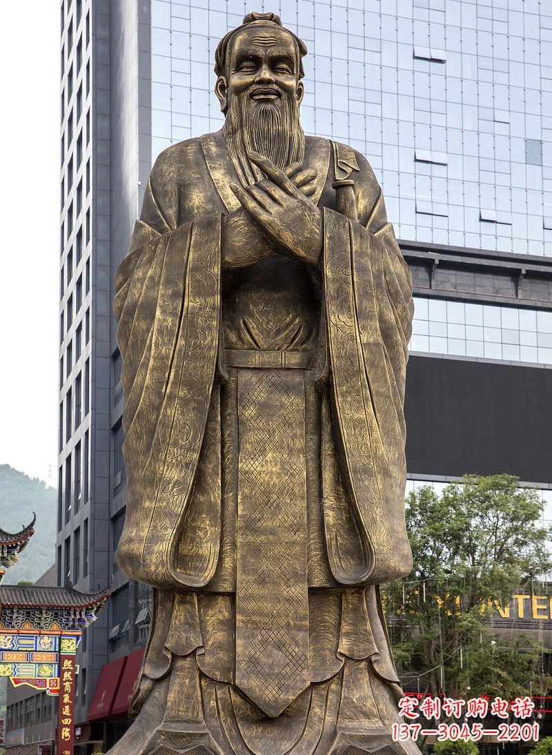 孔丘雕塑 - 孔丘/古代/名人/銅雕 孔丘雕塑 - 孔丘/古代/名人/銅雕