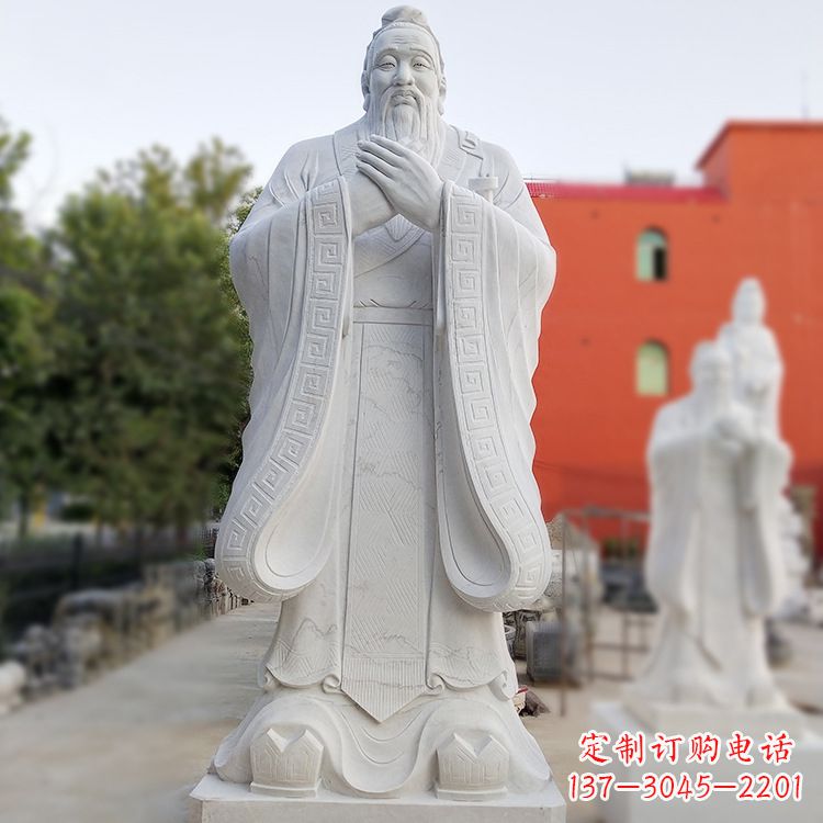 孔子雕塑 - 孔子/雕像/佩劍 孔子雕塑 - 孔子/雕像/佩劍