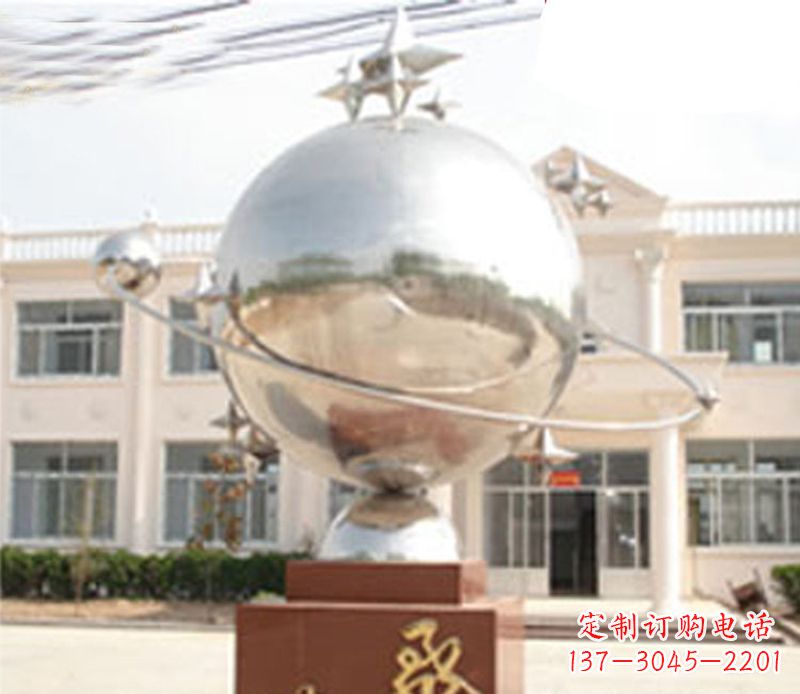 企業不銹鋼騰飛科技景觀雕塑