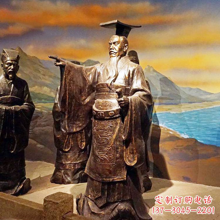 秦始皇銅雕像
