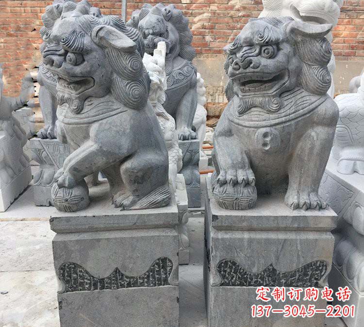 青石雕塑 - 青石/仿古/獅子 青石雕塑 - 青石/仿古/獅子