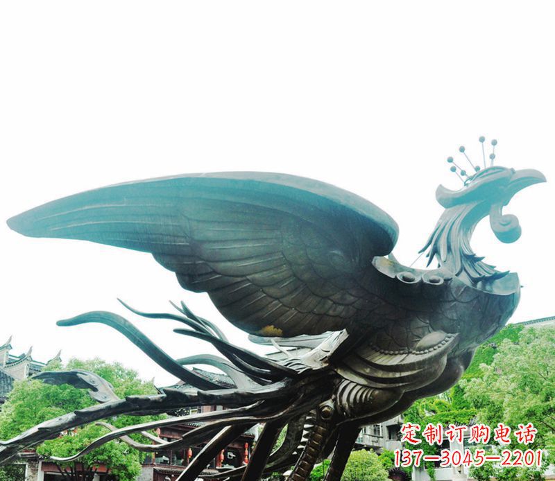 鳳凰雕塑 - 青銅/鳳凰 鳳凰雕塑 - 青銅/鳳凰