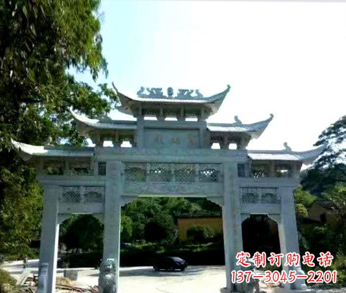 三門雕塑 - 三門/大理石/牌坊 三門雕塑 - 三門/大理石/牌坊