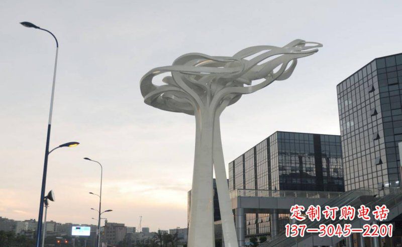 商業街不-銹-鋼-雕-塑- (2)