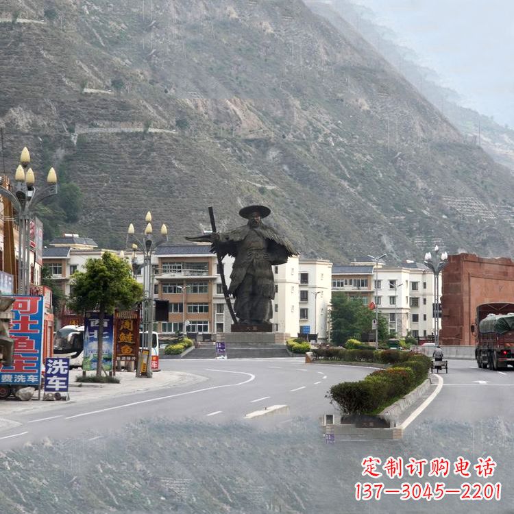 唯美雕塑--大禹城市街道景觀雕像