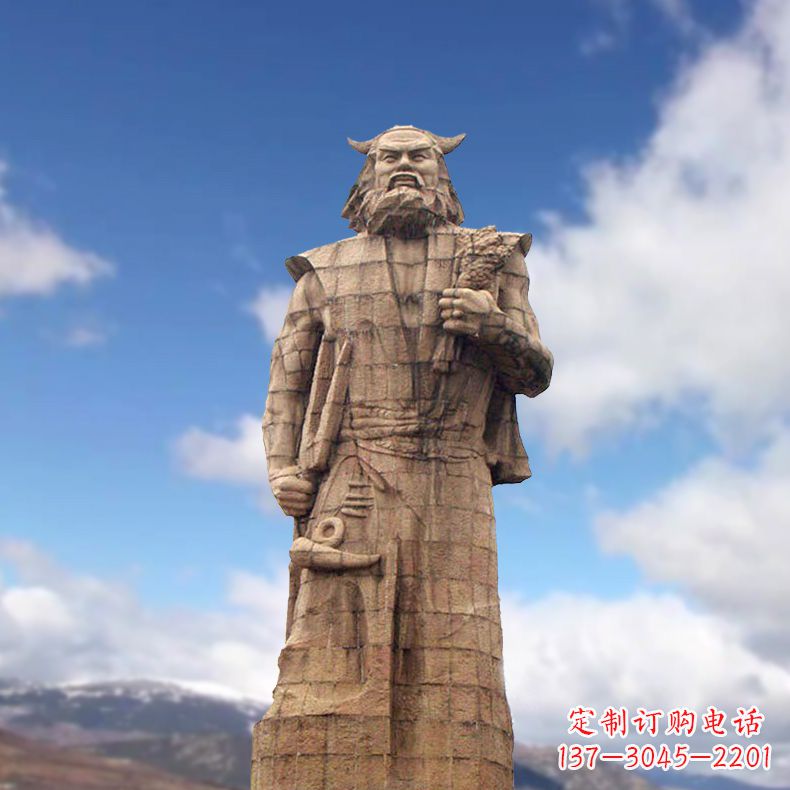 神農大型石雕像