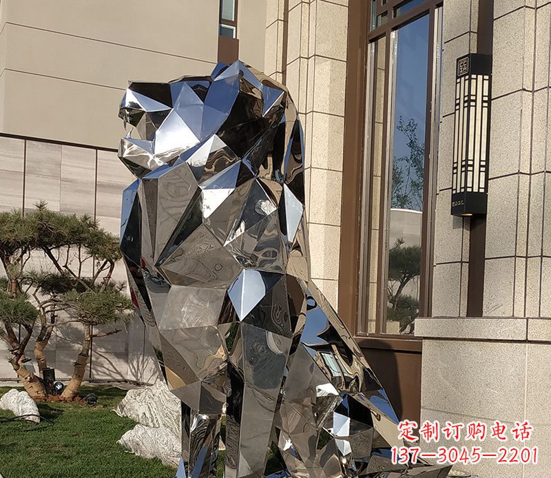 獅子雕塑門口擺件