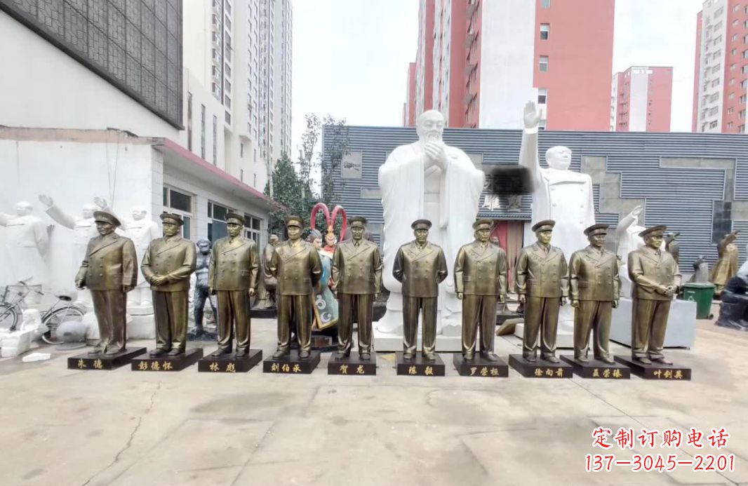 十大元帥戰(zhàn)士銅雕 十大元帥戰(zhàn)士銅雕