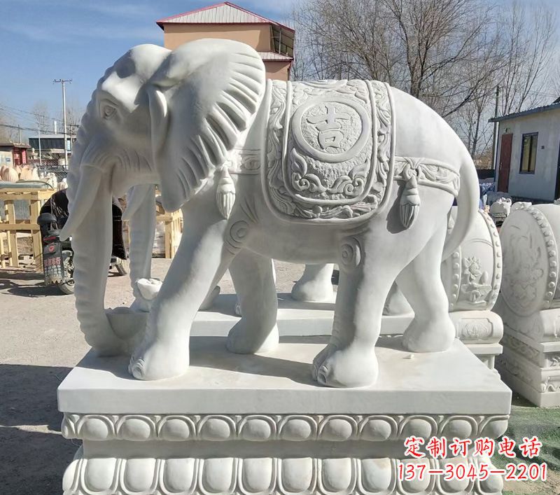 大象雕塑 - 石材/大象 大象雕塑 - 石材/大象