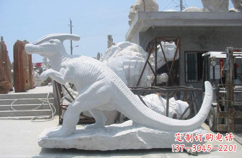 石雕副櫛龍恐龍