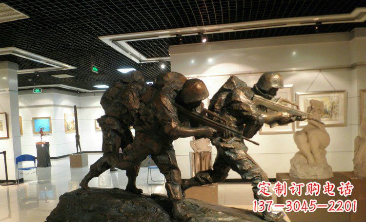 士兵/突擊/戰士/銅雕-士兵突擊戰士銅雕 士兵/突擊/戰士/銅雕-士兵突擊戰士銅雕