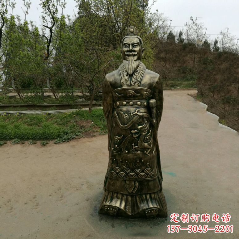 嬴政雕塑 - 嬴政/玻璃鋼 嬴政雕塑 - 嬴政/玻璃鋼