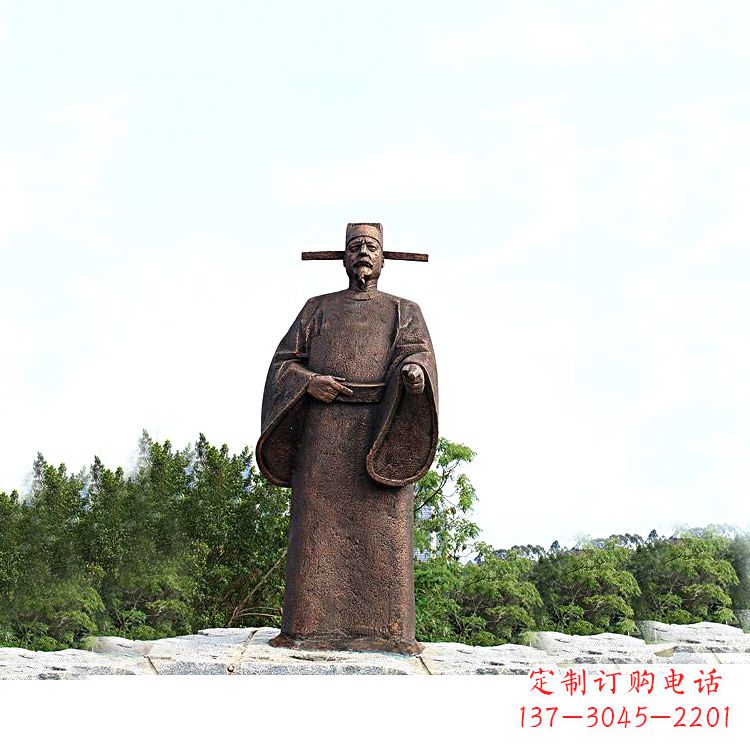 世界法醫(yī)學(xué)鼻祖純銅宋慈公園景區(qū)終歸歷史名人雕像