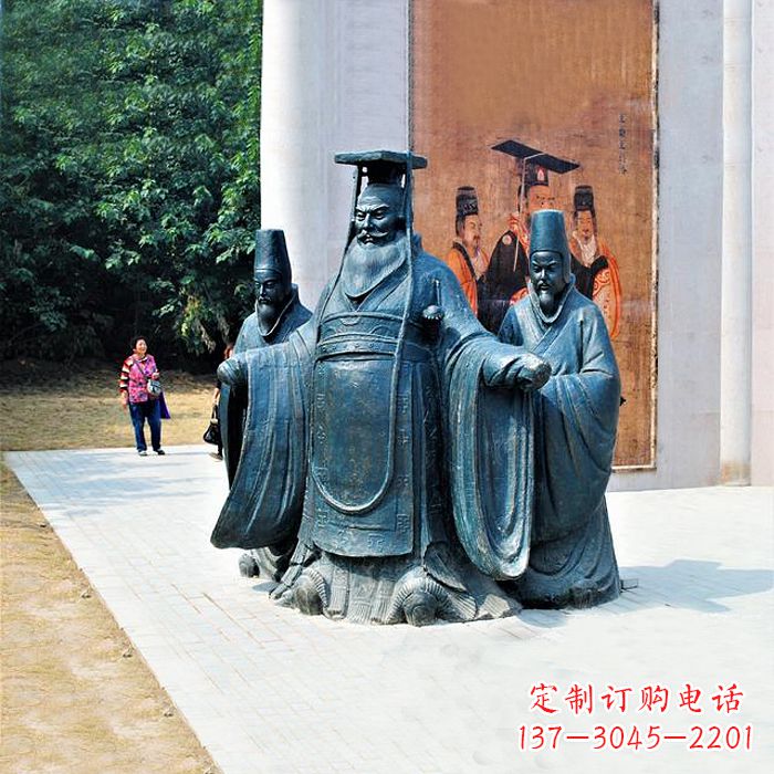 隋文帝楊堅景觀雕塑 隋文帝楊堅景觀雕塑