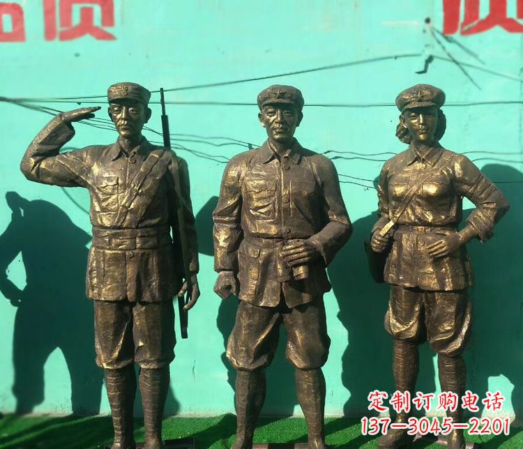 銅雕/八路軍/戰士-銅雕八路軍戰士雕塑 銅雕/八路軍/戰士-銅雕八路軍戰士雕塑