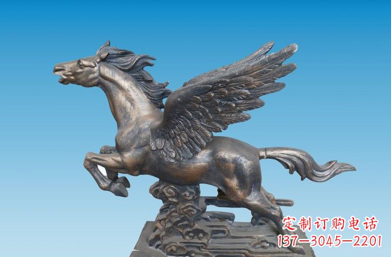 銅雕飛馬222