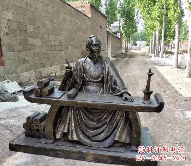 銅雕古代人物雕塑