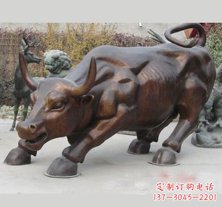 銅雕華爾街牛