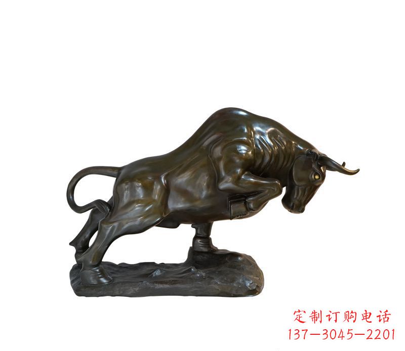 銅雕華爾街廣場牛