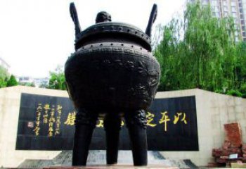 雙龍戲珠廣場香爐銅雕景觀雕塑