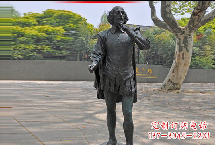 莎士比亞雕塑 - 西方/名人/莎士比亞/銅雕 莎士比亞雕塑 - 西方/名人/莎士比亞/銅雕