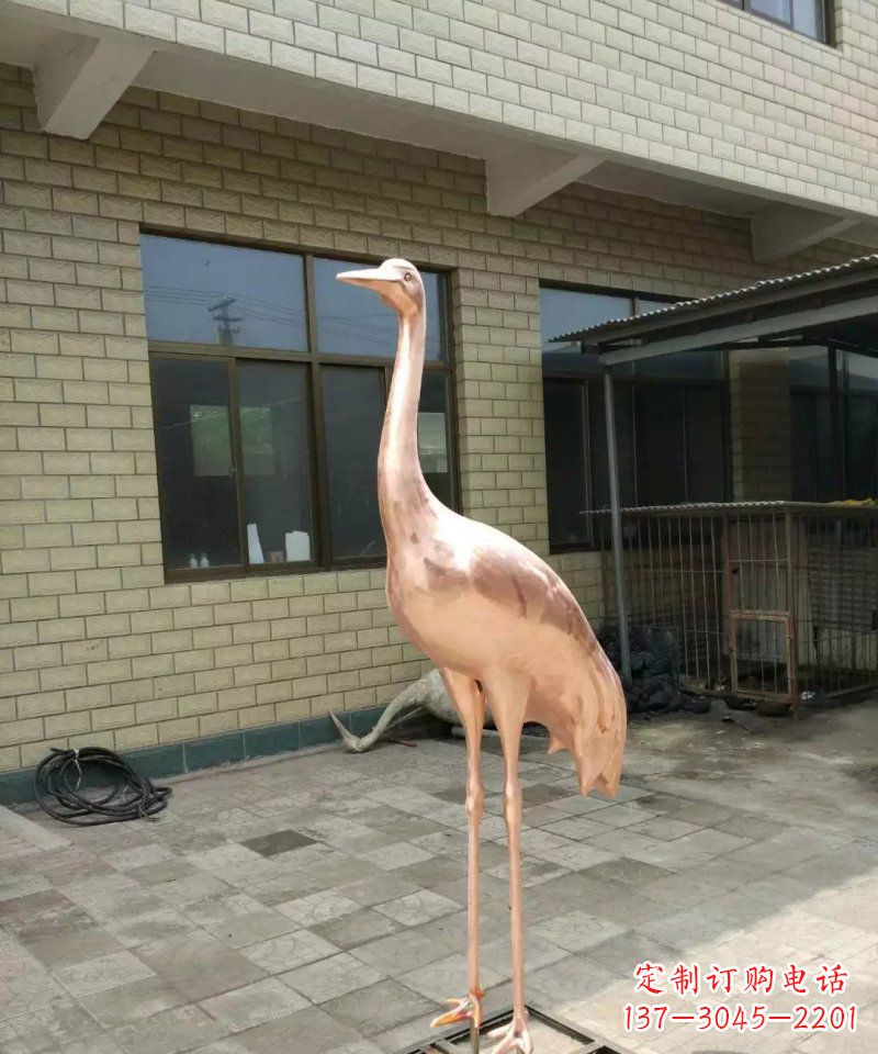 仙鶴/公園/動物/銅雕-仙鶴公園動物銅雕 仙鶴/公園/動物/銅雕-仙鶴公園動物銅雕