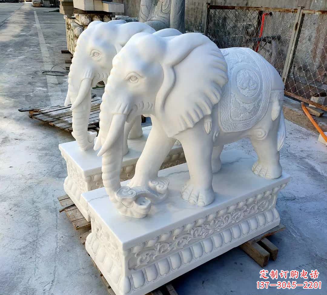 象鼻如意景觀石雕
