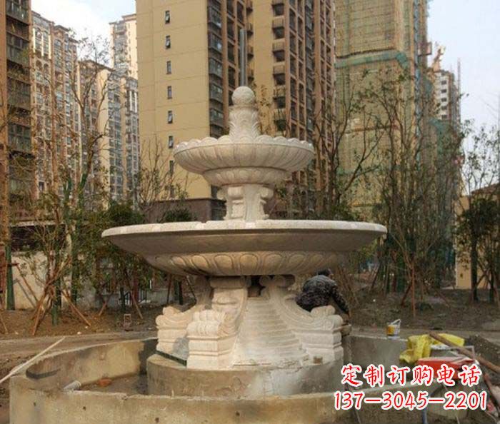 小區景觀大型噴泉石雕 (3)