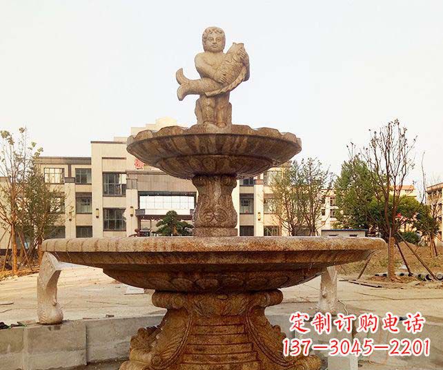小區景觀歐式噴泉石雕