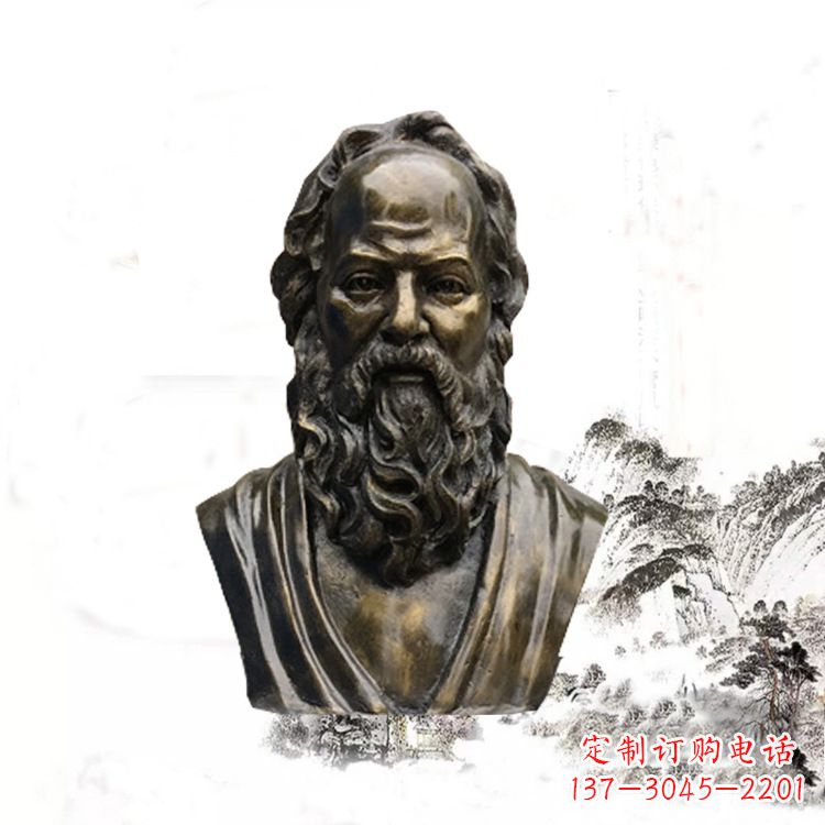 蘇格拉底雕塑 - 校園/名人/蘇格拉底/頭像 蘇格拉底雕塑 - 校園/名人/蘇格拉底/頭像