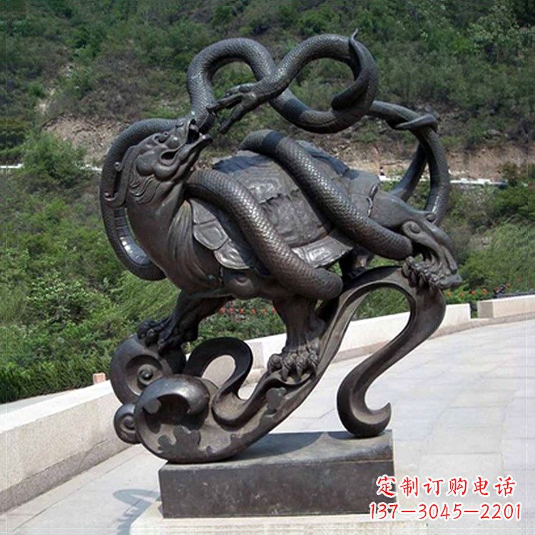 玄武銅雕景觀擺件