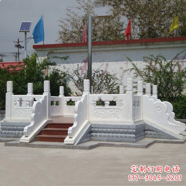 學校校園升旗臺石雕