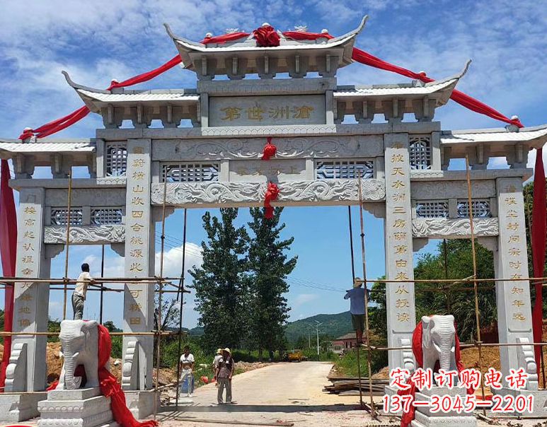 牌坊雕塑 - 石雕/牌坊 牌坊雕塑 - 石雕/牌坊