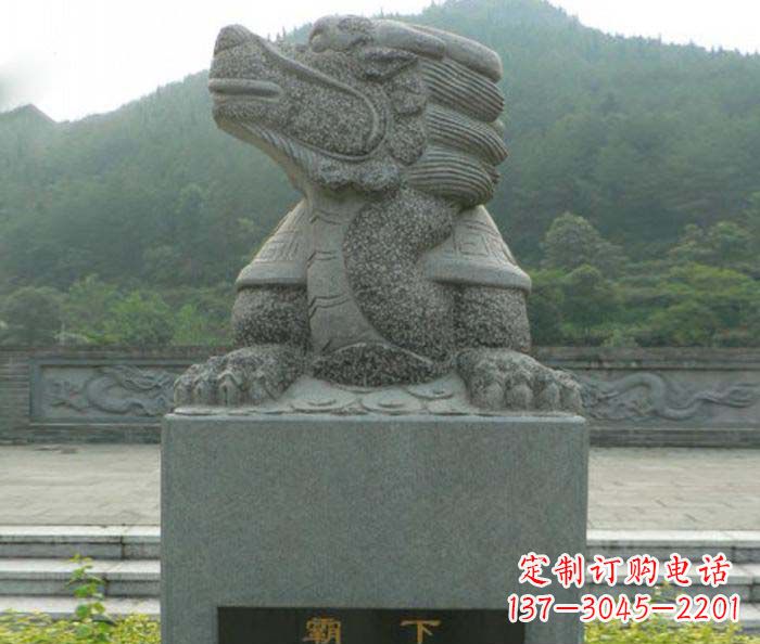 中國古代神獸霸下石雕