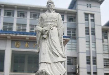 張仲景漢白玉石雕像-醫院歷史名人古代著名醫學家雕塑