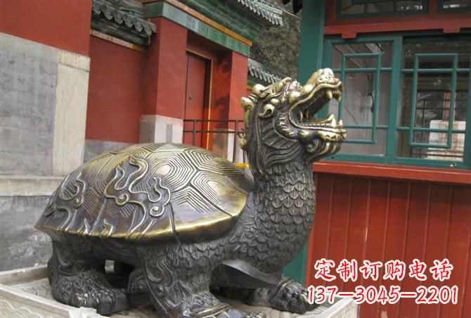 鑄銅雕塑 - 鑄銅/龍龜 鑄銅雕塑 - 鑄銅/龍龜