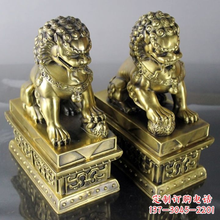 鑄銅天安門獅子雕塑