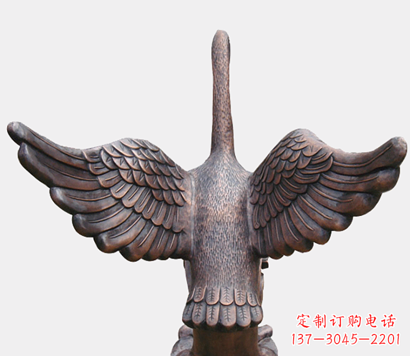 鍛銅天鵝雕塑