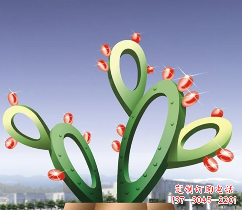 仙人掌雕塑 - 仙人掌/不銹鋼 仙人掌雕塑 - 仙人掌/不銹鋼